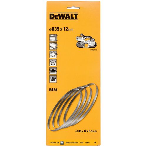  DEWALT list za tračnu pilu 12mm 18tpi 4 kom.  slika 2