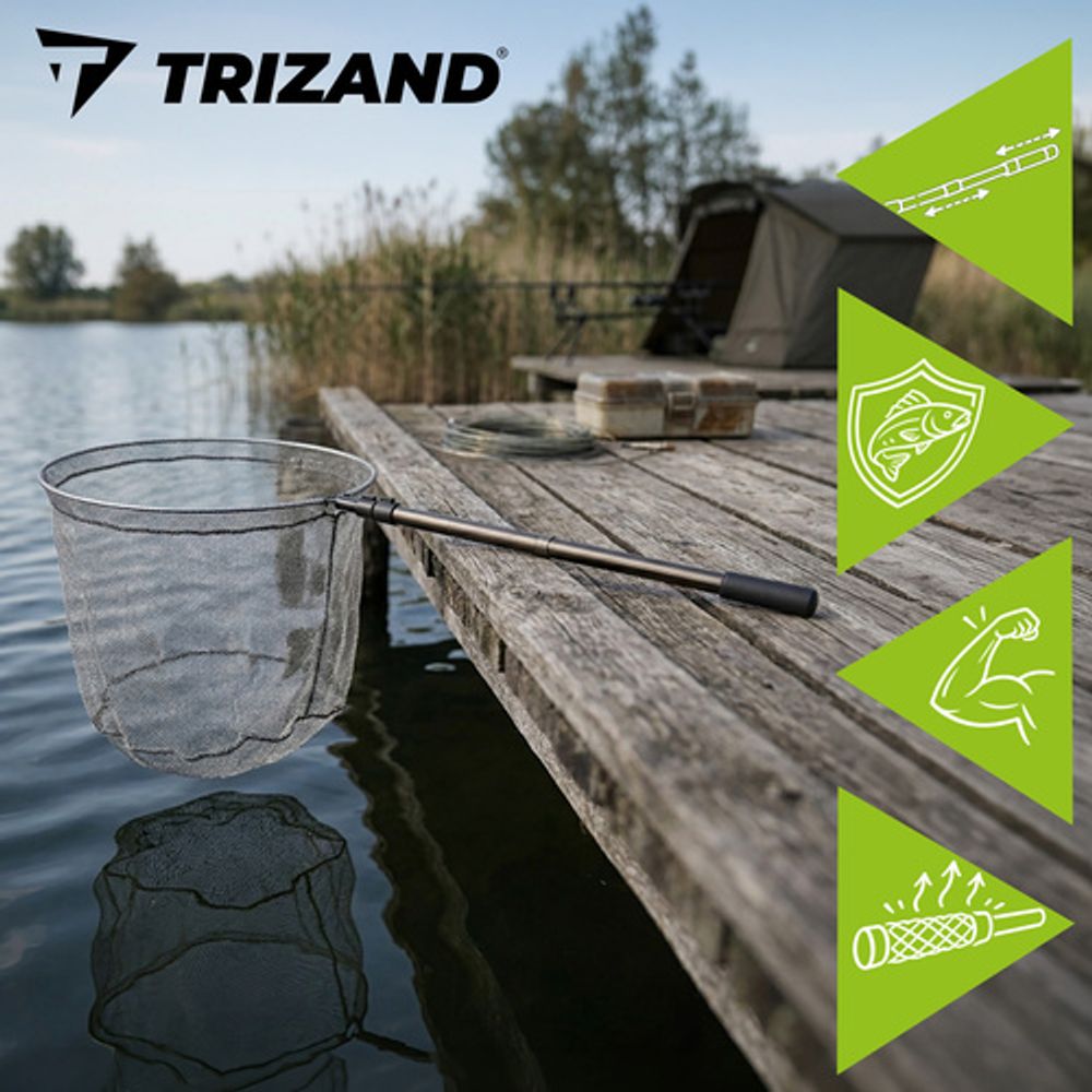 Trizand teleskopska ribarska mreža za podmetanje 335 cm slika 3
