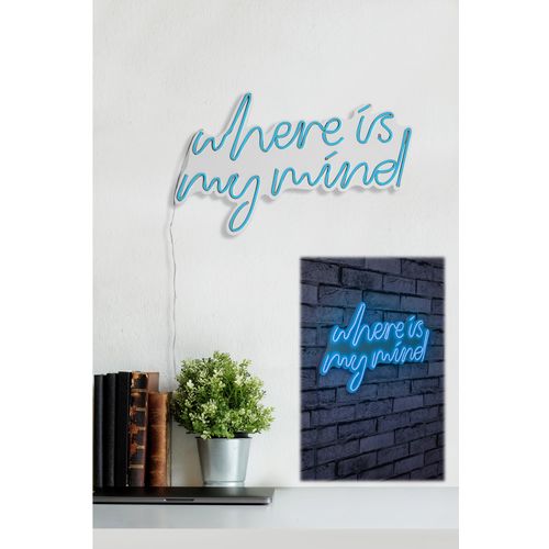 Wallity Ukrasna plastična LED rasvjeta, Where Is My Mind - Blue slika 2