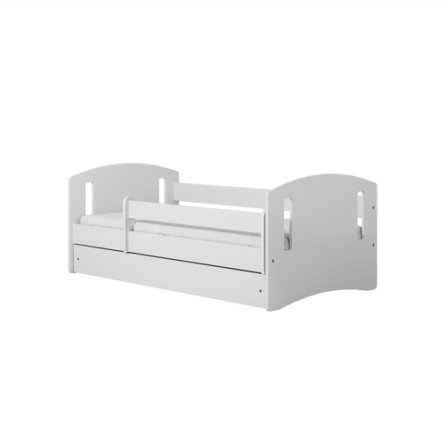 Drveni dječji krevet Classic 2 s ladicom - bijeli - 160*80cm slika 4