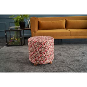 Aria Puf Silindir Multicolor Pouffe