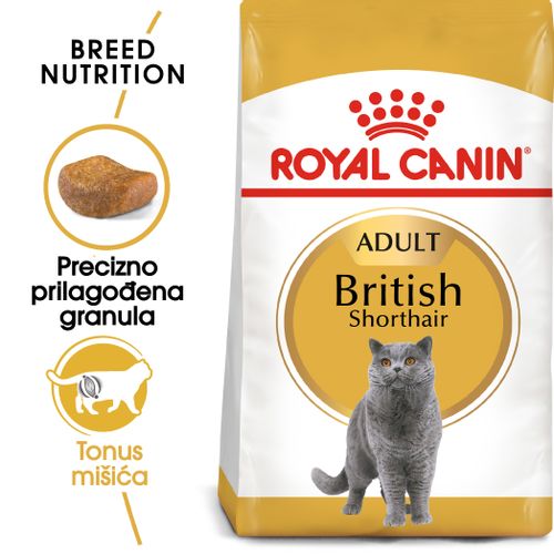 ROYAL CANIN FBN British Shorthair, potpuna i uravnotežena hrana za odrasle mačke, specijalno za britanske krtkodlake mačke starije od 12 mjeseci, 2 kg slika 5