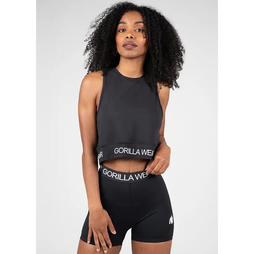 Gorilla Wear COLBY Kratka majica bez rukava, Crna slika 1