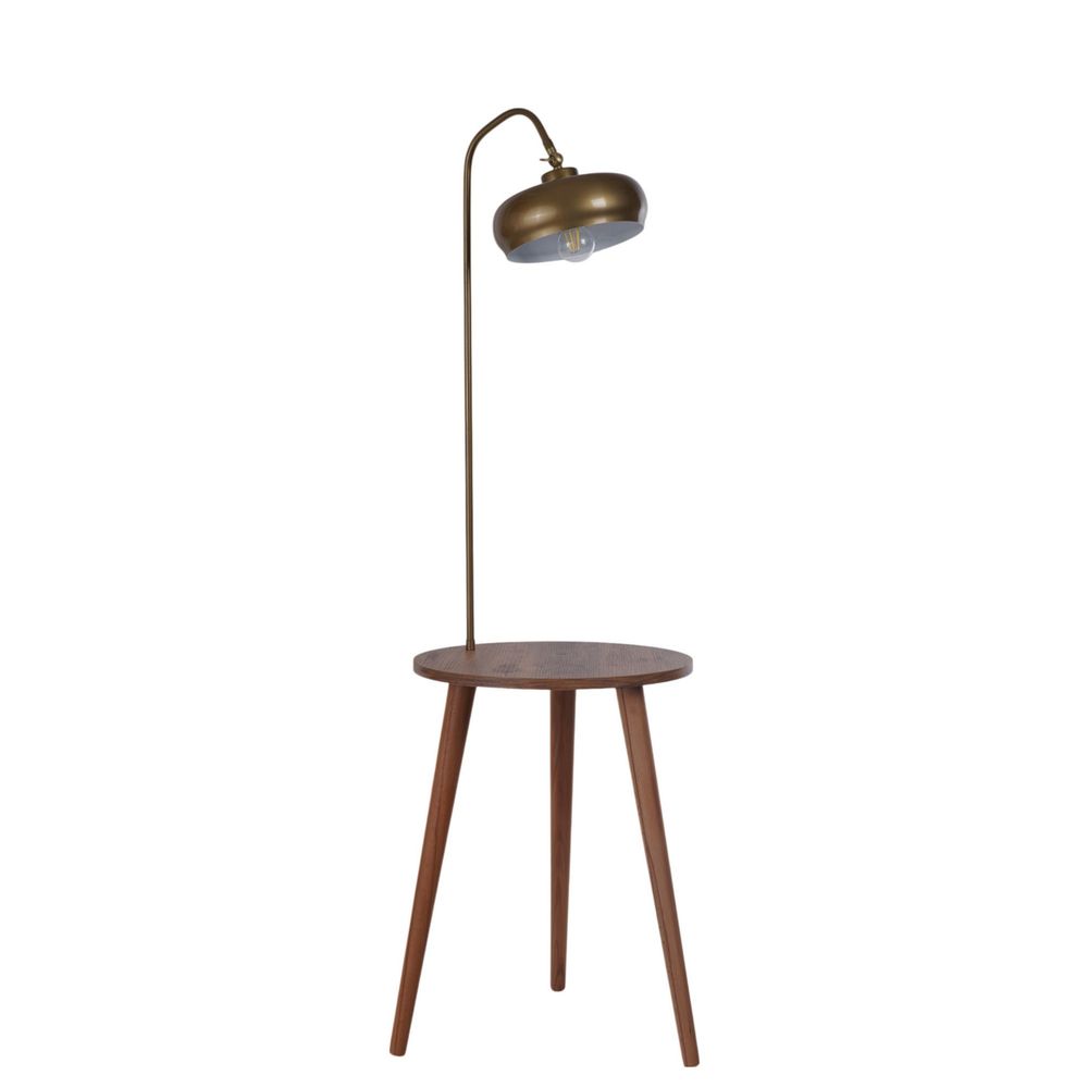Opviq Podna lampa 784, zlatna, bukva slika 2