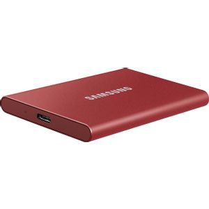SSD Externi 500GB SAM Portable T7 Metallic Red USB 3.2 MU-PC500R/WW