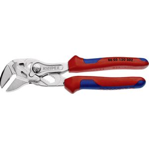 KNIPEX 86 05 150 S02 kliješta sa okruglim čeljustima s višekomponentnim rukavima kromiranim 150 mm Knipex  86 05 150 S02 ključ s kliještima  150 mm