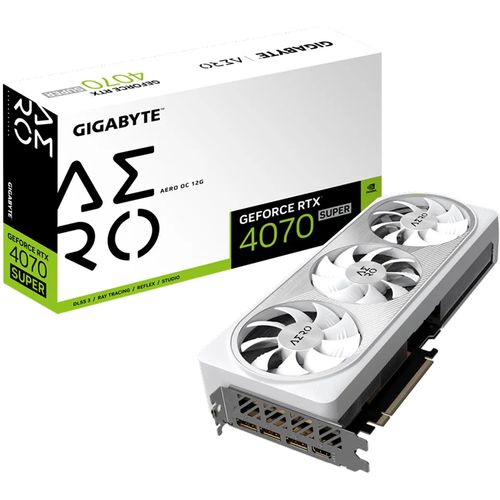 Gigabyte nVidia GeForce RTX 4070 SUPER AERO OC grafička karta 12GB GV-N407SAERO OC-12GD slika 1