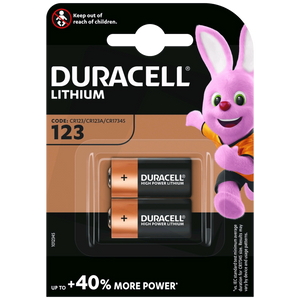 Duracell Baterija litijumska CR123A, 3V, blister 2 kom. - CR123A B2
