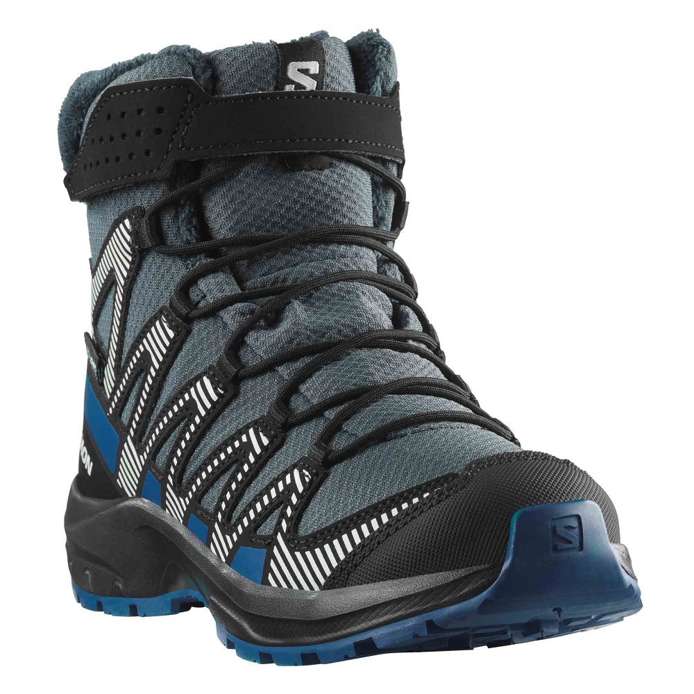 Salomon Dječije gležnjerice XA Pro V8 GTX Waterproof, Turbulence/ Black/Dark Blue slika 3
