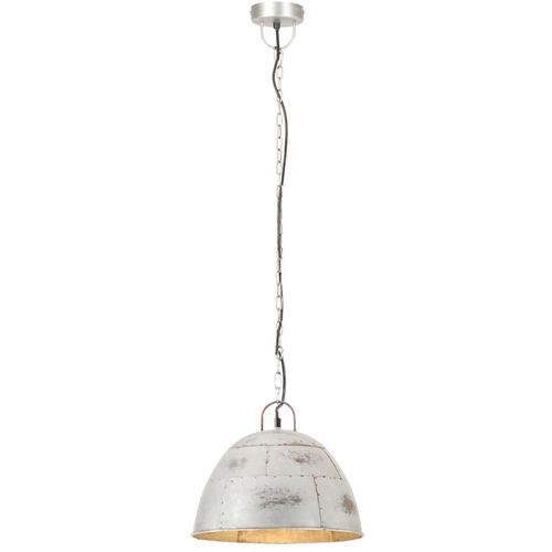 Industrijska viseća svjetiljka 25 W srebrna okrugla 31 cm E27 slika 17