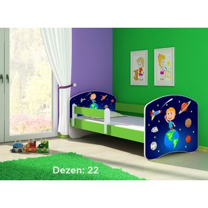 Deciji krevet ACMA II 180x80 + dusek 6 cm GREEN22