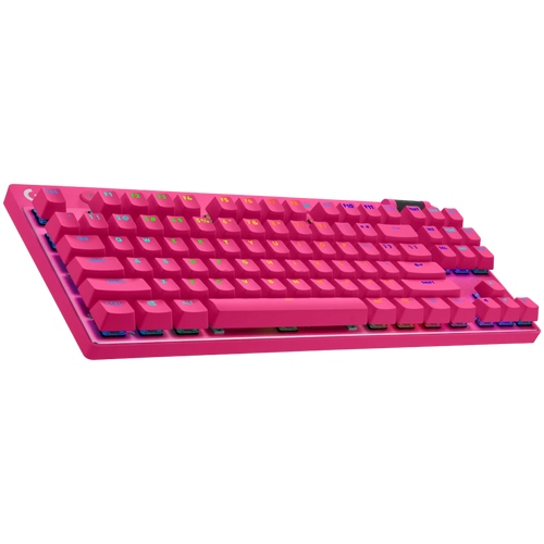 LOGITECH G PRO X TKL LIGHTSPEED Mechanical Gaming Keyboard - MAGENTA - US INT'l - TACTILE slika 2