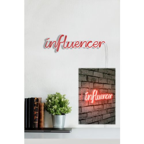 Wallity Ukrasna plastična LED rasvjeta, Influencer - Red slika 2