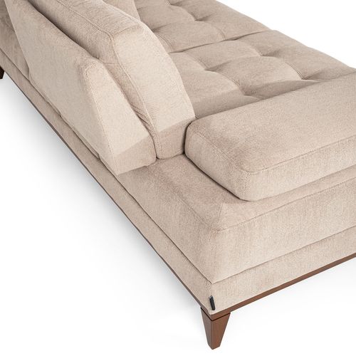 Sonya Cream 3-Seat Sofa slika 9