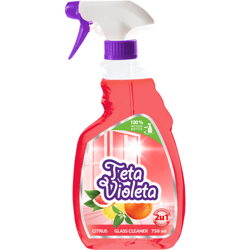 Teta Violeta sredstvo za pranje stakla Citrus, 750ml slika 1