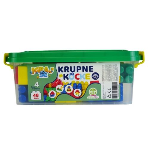 IGRAJ SE Krupne Kocke - 48 elemenata slika 1