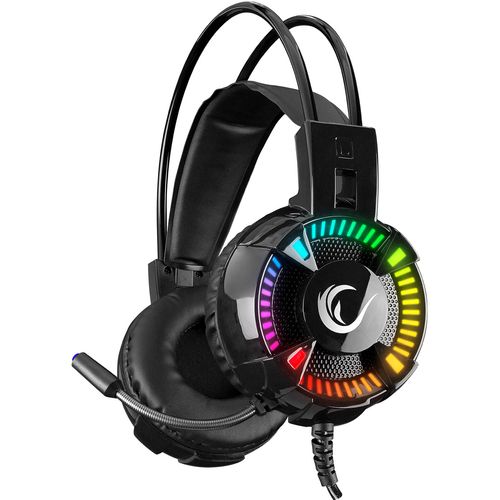 Rampage styles black usb 7.1 version rgb gaming headset with microphone slika 1