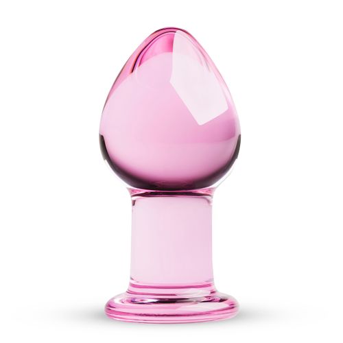 Stakleni analni čep Pink Glass slika 1