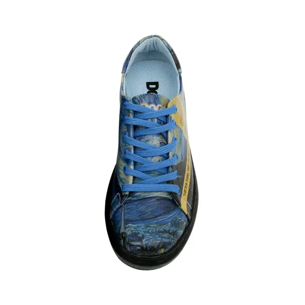 DOGO Ženske patike Myra Vincent Van Gogh The Starry Night slika 4