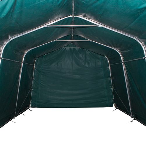 Uklonjivi šator za stoku PVC 550 g/m² 3,3 x 6,4 m tamnozeleni slika 27
