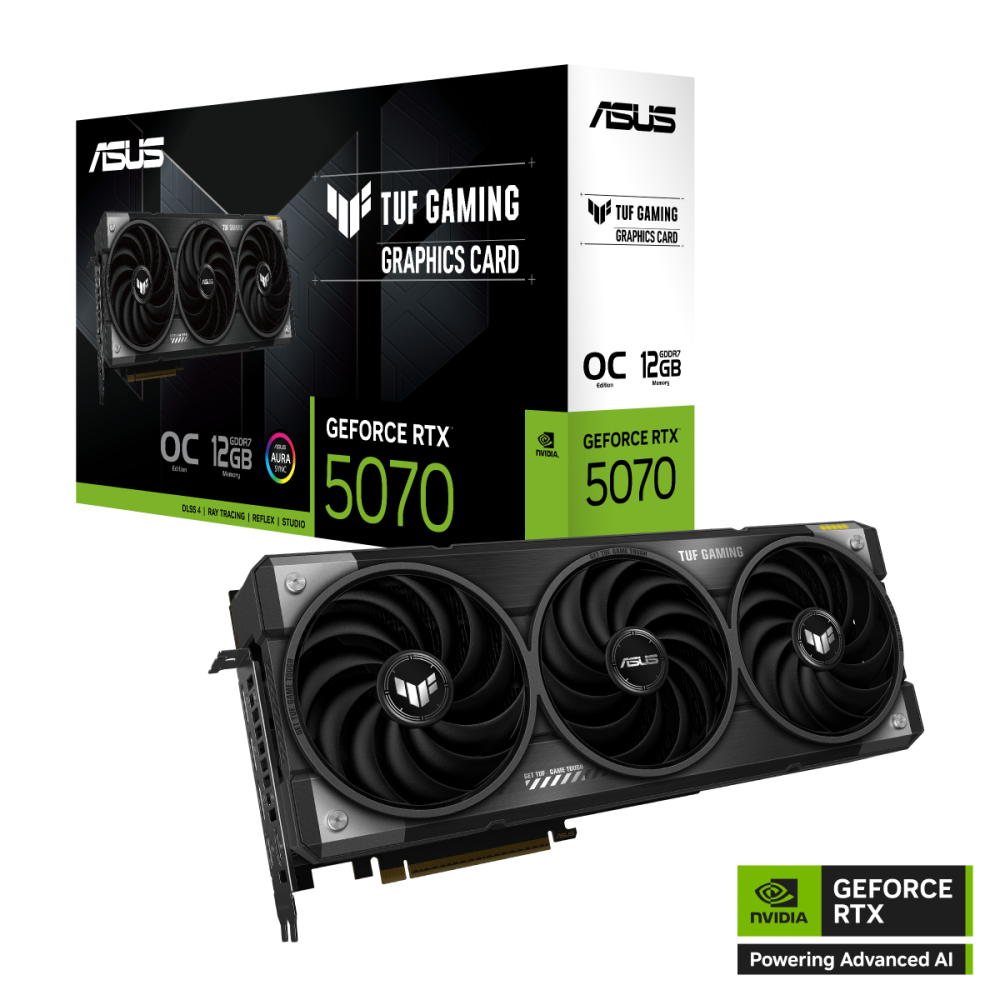ASUS TUF Gaming GeForce RTX™ 5070 12GB GDDR7 OC Edition slika 1