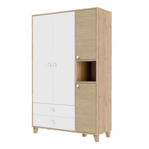 Lisa 3520 Oak
White Wardrobe slika 6