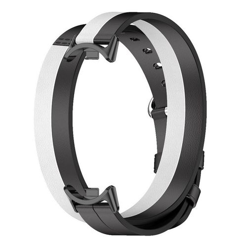 Xiaomi Mi Smart Band 8 Double wrap strap black and white slika 1