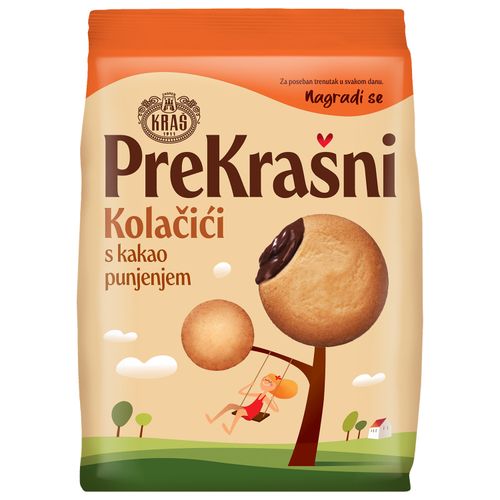 Kraš Prekrašni kolačići s kakao punjenjem 220 g slika 1