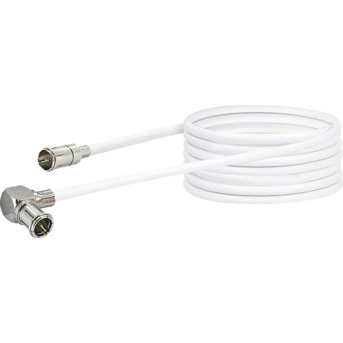 Schwaiger antene priključni kabel [1x F-brzi muški konektor - 1x mini-DAT utikač] 9.00 m 90 dB  bijela slika 3