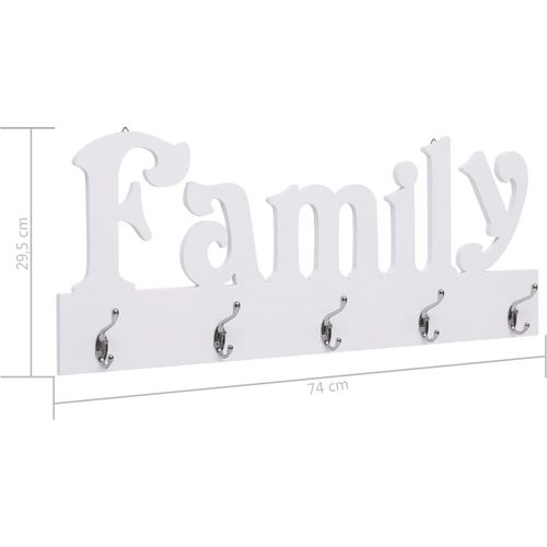 Zidna vješalica za kapute FAMILY 74 x 29,5 cm slika 27