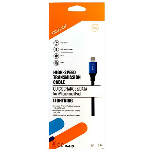 NOALINE USB Kabel Lightning 1,5m slika 2