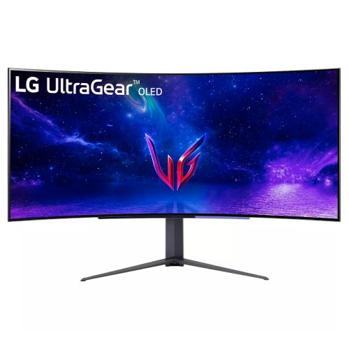 LG 45GR95QE-B Monitor 45" OLED,zakrivljen,21:9/3440x1440/240Hz/0,03ms/HDMIx2,DP,USB/Gsync,freesync slika 1