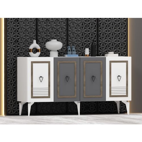 Asya - White, Anthracite, Walnut White
Anthracite
Walnut Console slika 2