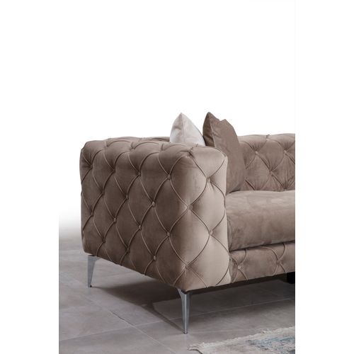 Atelier Del Sofa Kutna garnitura COMO CORNER, lijeva, bež, Como Corner Left - Beige slika 4