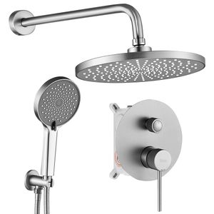 Rea Lungo Stripe Nickel Brush tuš set s BOX