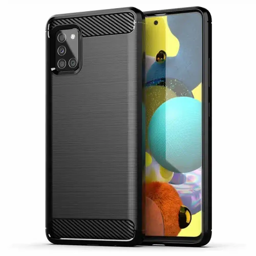 CARBON Case maska za SAMSUNG GALAXY A51 5G crna slika 1