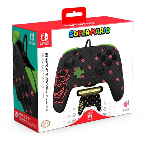 PDP Switch Rematch Wired Controller - Bowser Glow In The Dark slika 5