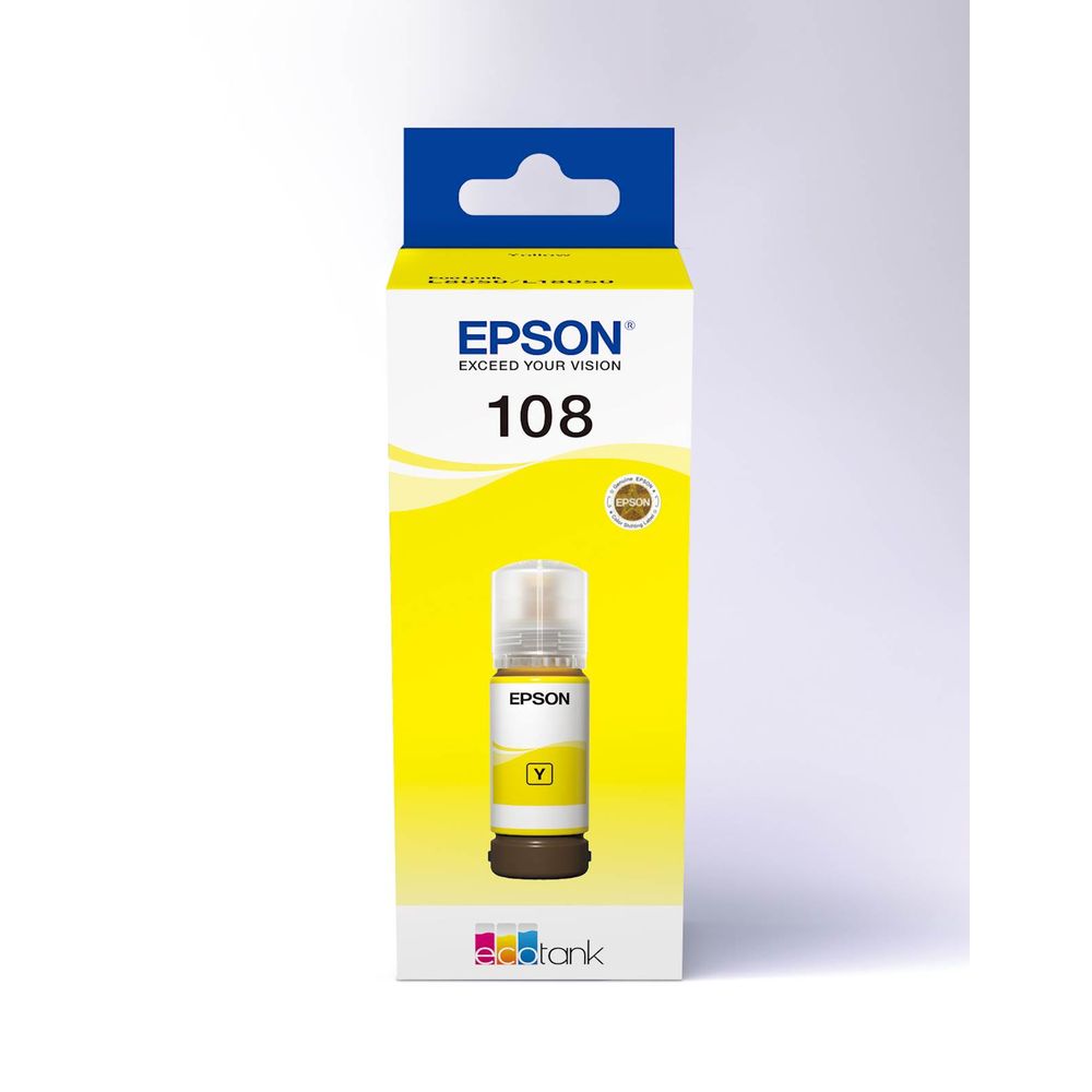Tinta Epson 108 EcoTank Yellow slika 1