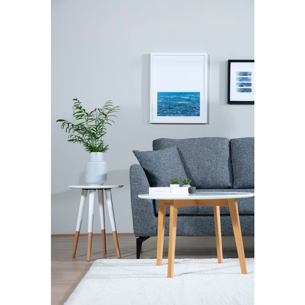 Tempo Kutna Sofa Desna (L3+3) Tamno Siva slika 5