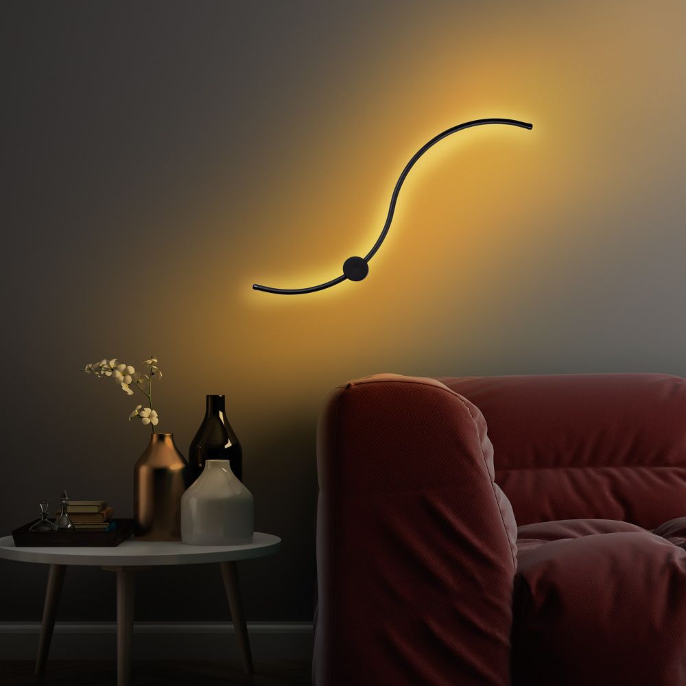 Uyan - 13601 Crna Zidna Lampa slika 2