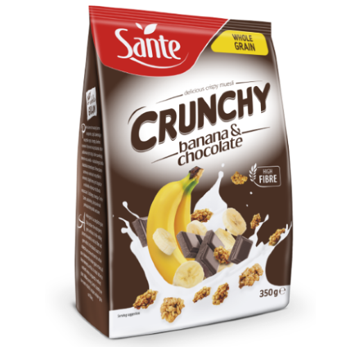 Sante Crunchy Banana i Čokolada 350g slika 1