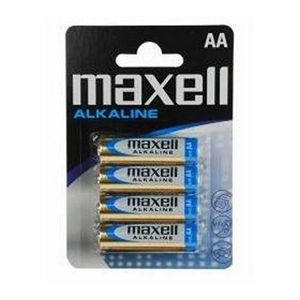 Maxell Alkalne Baterije LR-6/AA, Paket od 4 Komada