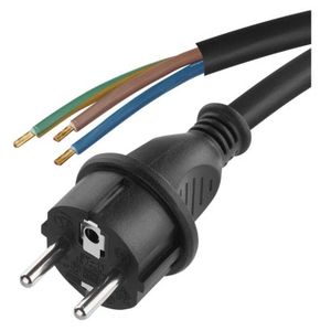 Kabel gumeni priključni crni 10m 3x1,5mm H07RN Emos S03210N