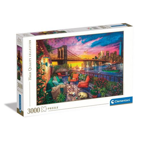 Clementoni Puzzle 3000 Hqc Manhattan Balcony slika 1