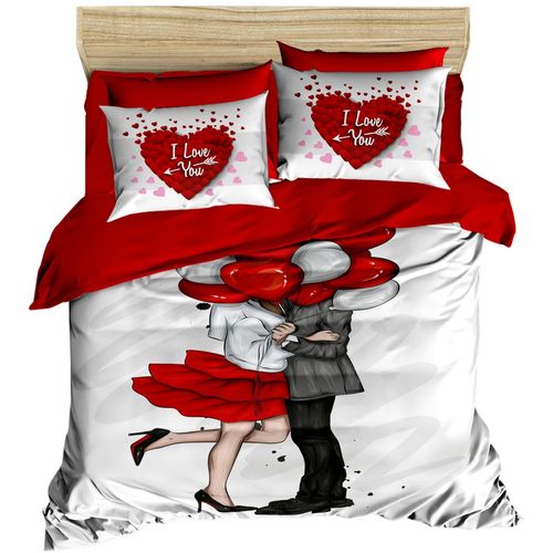 154 White
Red
Black Double Duvet Cover Set slika 1