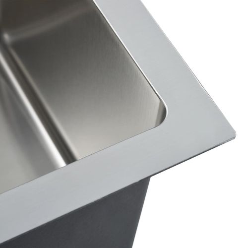 Ručno rađeni kuhinjski sudoper s cjedilom od nehrđajućeg čelika slika 39