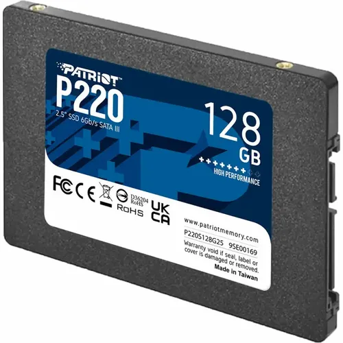 SSD 2.5 SATA3 128GB Patriot P220 550MBs/480MBs P220S128G25 slika 2