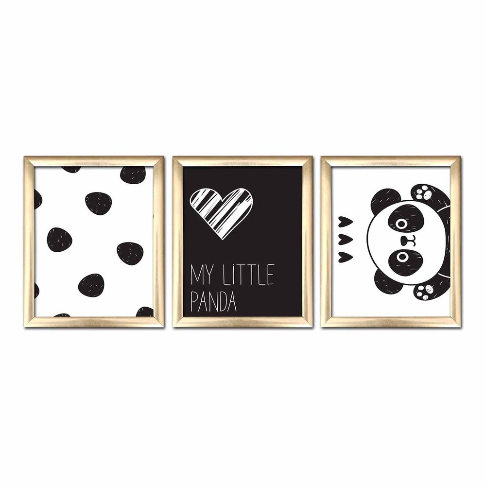 Dekorativna Slika u Okviru 3ACT-002 Multicolor (Set od 3 Komada) slika 2