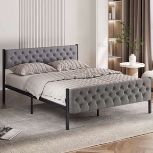 Stil 160x200 Sivi Dvostruki Krevet