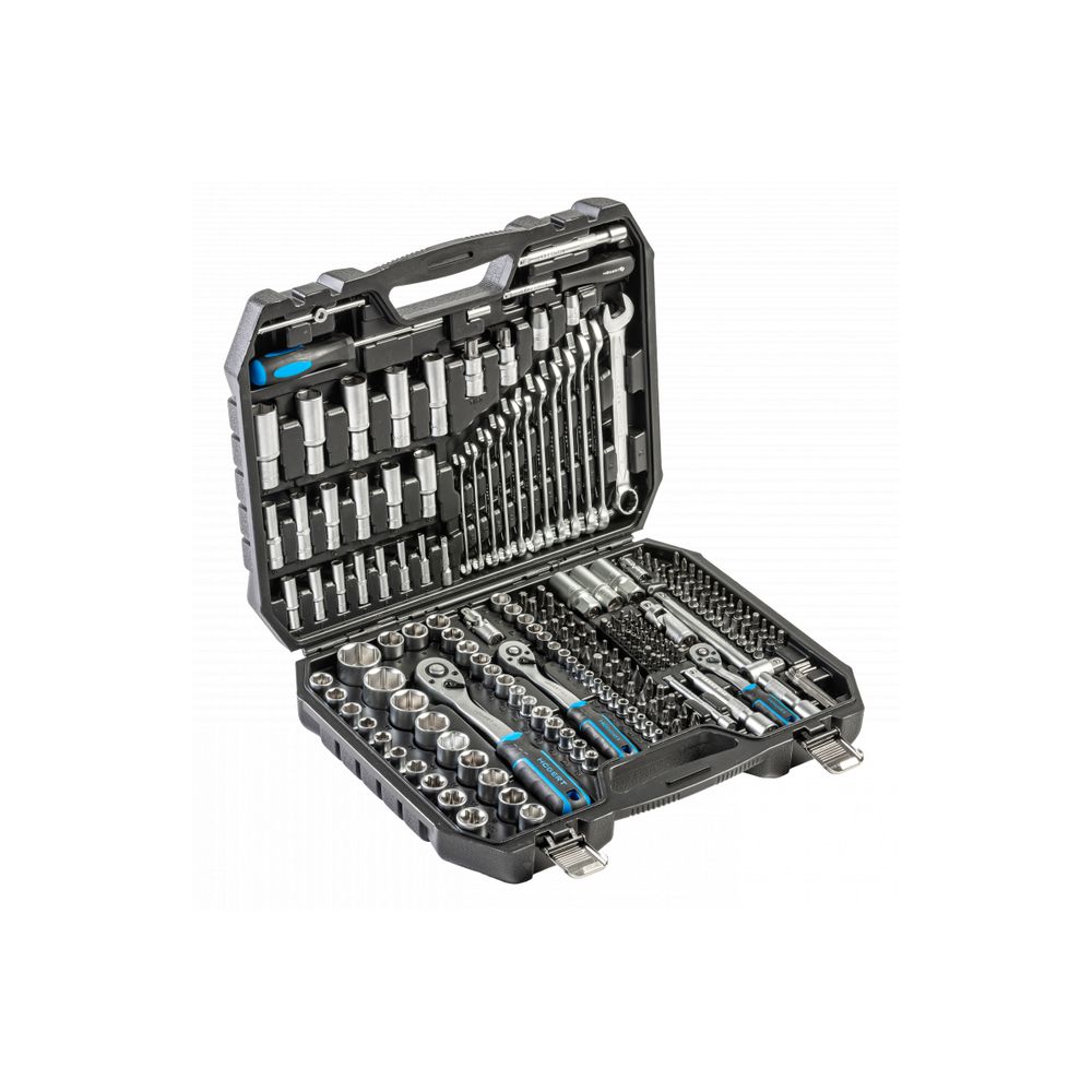 Högert  Set nasadnih ključeva 1/4"-3/8"-1/2", kombiniranih ključeva, 222-dijelni slika 1